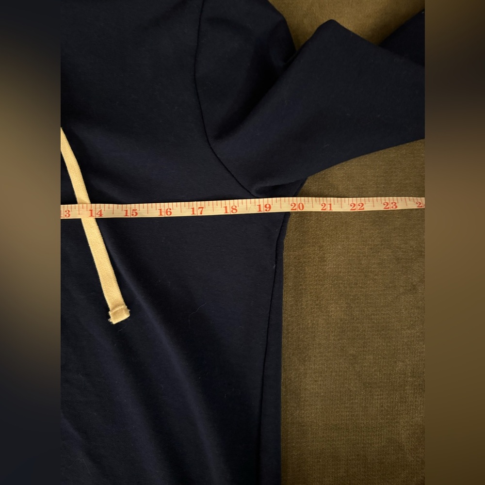 NEW. J. Crew Hoodie with rainbow stitching - Picture 4 of 6